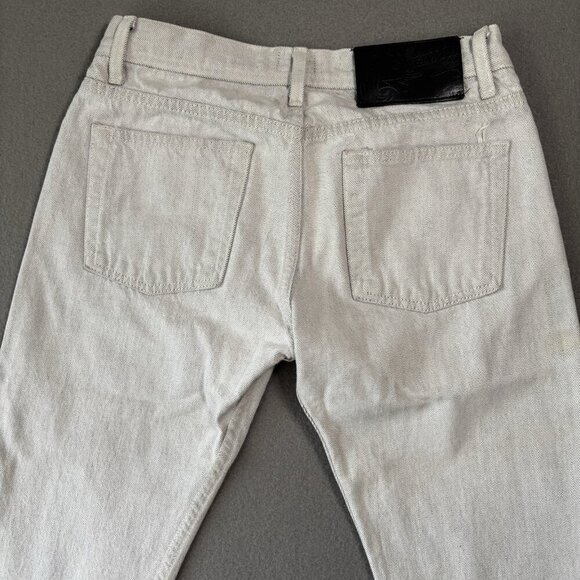 Naked & Famous Weird Guys Pants Men’s 31 White Selvedge Red Line Jeans Denim - Picture 15 of 16